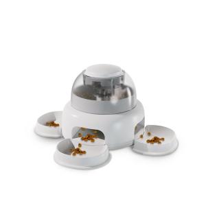 Slow Pet Automatic Feeder Dog Press Leaky Food Device