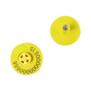 Customizable Color And Frequency RFID Ear Tag For Cow With 2g Weight And 22.5mm