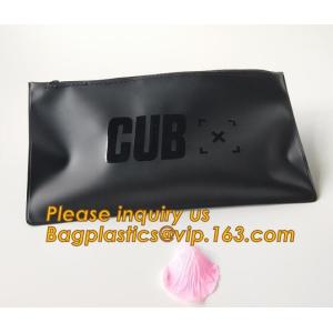 clear pvc zipper toiletry bag travel document stationery bag,office supplies PVC