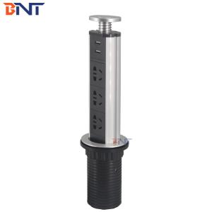 Professional Pop Up Counter Outlet , Hidden Table Mounted Pop Up Kitchen Socket