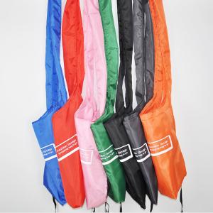 Mini Reusable Polyester Foldable Folding Shopping Bag To Roll Up In Small Case