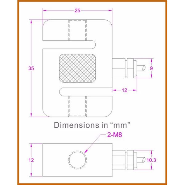 S type load cell 50N 100N 200N 500N tension compression load cell