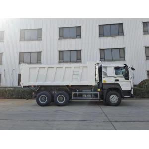 China SINOTRUK Howo Tipper Dump Truck LHD 6X4 371HP In White Color on sale