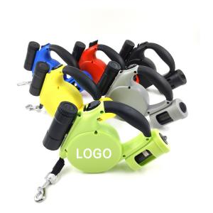 Multifunctional Retractable Pet Leash with LED Flashlight | Durable ABS Material