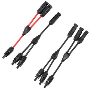 Solar Panel Extension Cable 6 4 2.5 mm² 10 12 14 AWG Black and Red with Solar PV