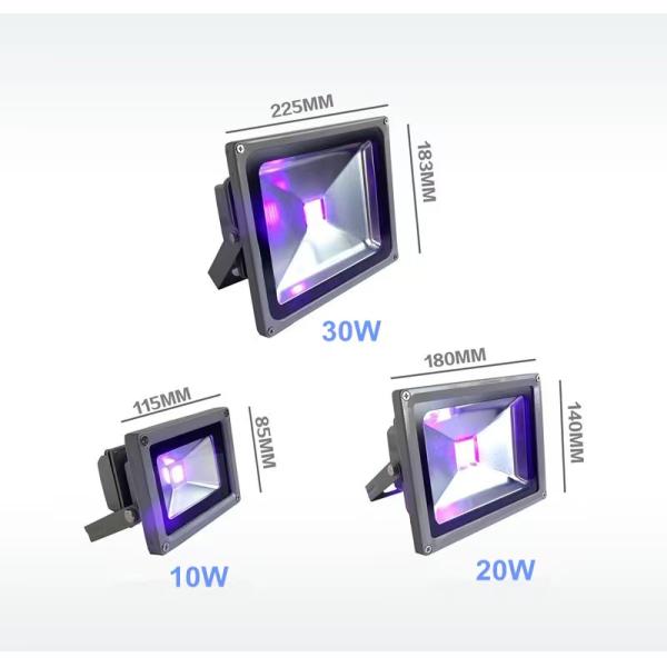 IP66 Outdoor UV Flood Light Air Cooling With 500mm Emitting Distance