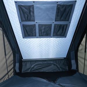 Vehicle Camping Aluminum Shell Roof Tent With Hydraulic Lever Assisted Labor