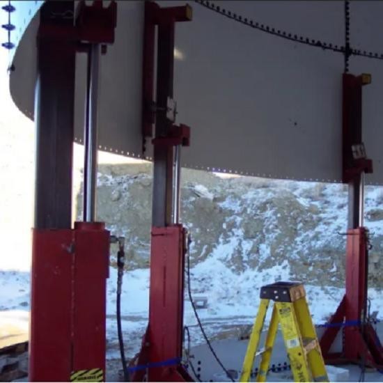 Customized Request Advanced Hydraulic Lifting Jacks for Grain Silo and Enamel