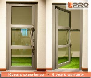 Cheap Single Pane Internal Aluminium Glass Doors For Residential House Color Optional Types of hinges Doors Hinges Doors price for sale