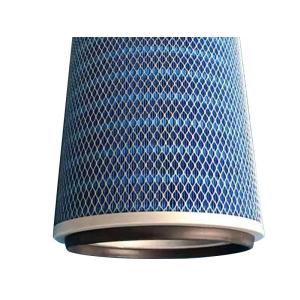 Polyester 95% Industrial Dust Collector Hepa Cartridge Filter 3 Micron