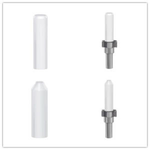 Loss Zirconia Ceramic Ferrules Fiber Optic System Components LC Ferrules 1.25mm