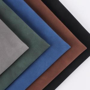 PU Two-tone Frosted Sheepskin Nubuck Grain Synthetic Leather Bag Shoes Wallet