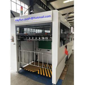 High Efficiency Precision Flatbed Die Cutter Paperboard Or Corrugated Support