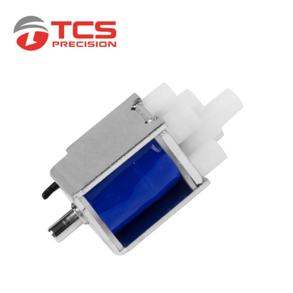 Plastic 6 Volt DC Solenoid Valve 2 Position 3 Way Normally Closed Electric