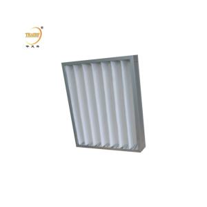 China G3 G4 Replacement Panel Pleated Pre Filter AHU With Aluminum Or Galvanized Frame on sale