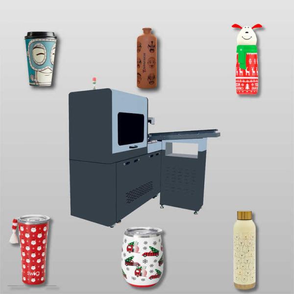 Quality Efficiently Print On Cylinders Up To 300mm Diameter And 600mm Length With Our Advanced Cylinder UV Printer wholesale