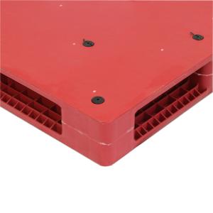 Red Plastic Stacking Pallets Yellow Injection Moulded Plastic Pallets
