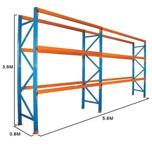 Dexion Style Warehouse Pallet Racking System 300kgs~3000kgs/Layer