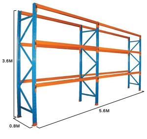 China Dexion Heavy Duty Selective Pallet Racking - Warehouse Storage Solutions for Efficient Stacking on sale