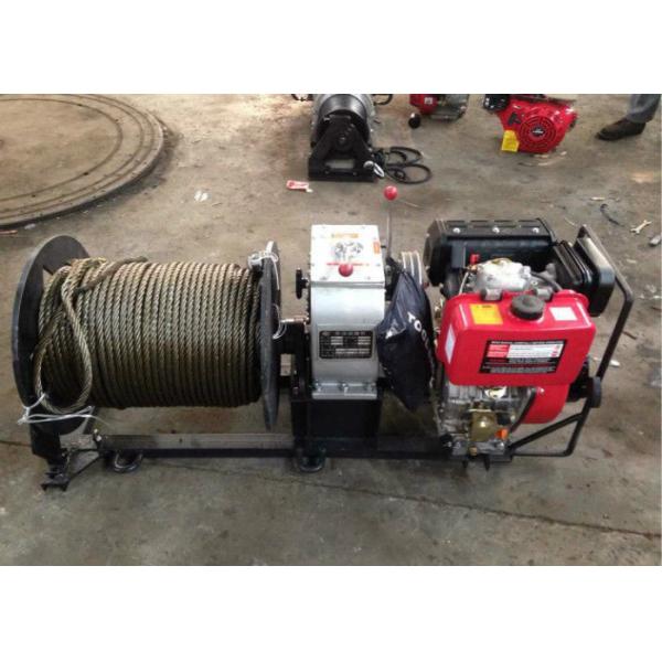 Capacity 30KN 3 Ton Power Puller Winch Pulling / Hoisting 8m / Min Fast Traction