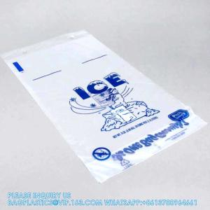 10 Lb Wicketed Ice Bags With Twist Ties For Ice Machine Strong Plastic 10 Lb Ice