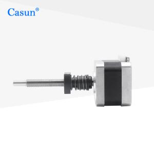 China Captive 34mm NEMA 17 Stepper Motor With Lead Screw 42mm Linear Step Motor on sale