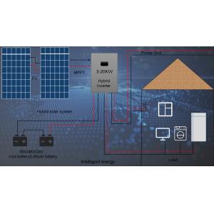 110 Votage 3KW Hybrid Solar System , Hybrid Rooftop Solar System