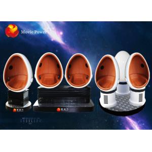 Unique 3 Blue Seats 9D VR Cinema Movie Theater System With Bionic 125° Field