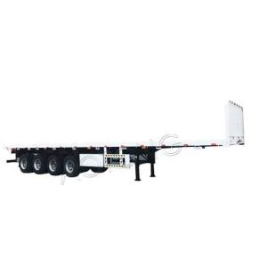 2/3/4 Axles Lowbed Semi Trailer with Mechanical Suspension Air Suspension