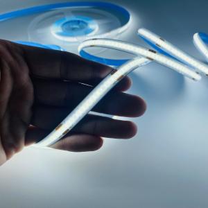 320leds/m 90Ra 5mm Width 12V 24V Flexible COB LED Strip Light 2700K 3000K 4000K