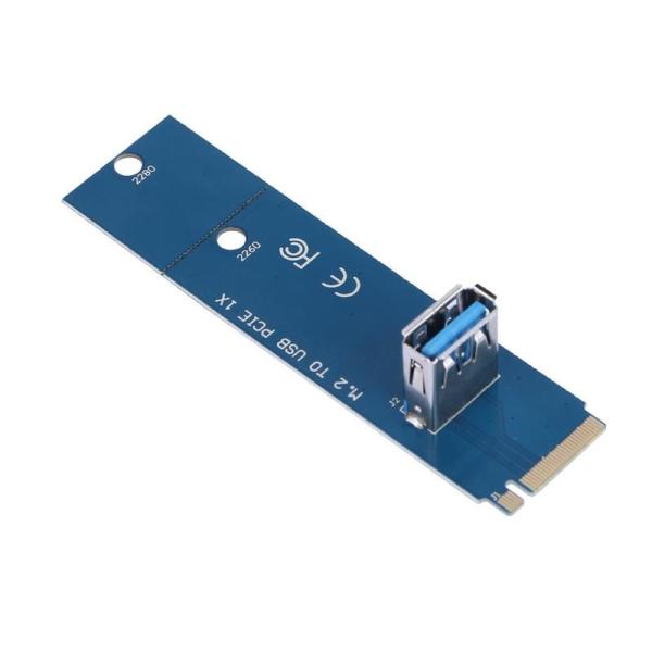 Quality M.2(NGFF) to USB3.0 PCI-E Express Converter Adapter Miner Graphic Extender Card M.2 NGFF to PCI-E X16 Slot Transfer Card wholesale