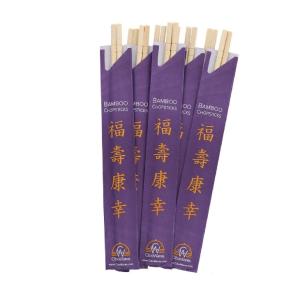 Custom Printed Sushi Bamboo Personalized Chopsticks Disposable With Logo
