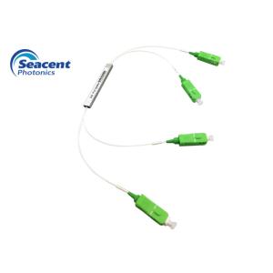 2x2 Micro Plc Splitter , Optical Power Splitter With Compact Design