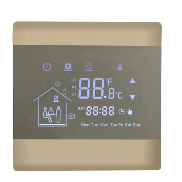 Quality AC230V 50/60HZ Wireless Central Heating Thermostat Wall Mounted NTC Sensor wholesale