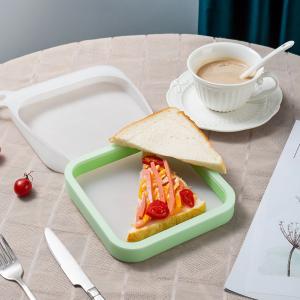 Microwave And Dishwasher Safe Silicone Sandwich Container For Lunch Boxes