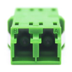 LC APC Duplex SM Fiber Optic Adapter Durability 0.2 dB 500 Cycle Passed Inner