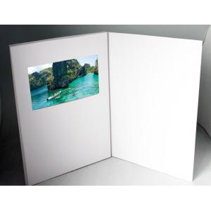 2G / 4G 7 Inch LCD Video Brochure Card Smart Buttons For Business Gift