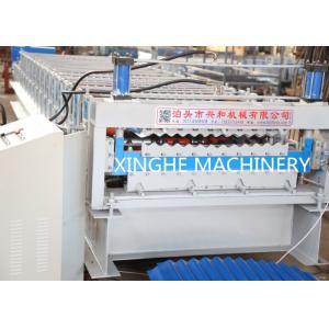 Cheap Double Layer Roll Forming Machine , Metal Roofing Corrugated Steel Sheet Wall Panel Tile Making Machine for sale