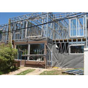 House Prefabricated , High Insulation Villa With PVC Sliding Windows