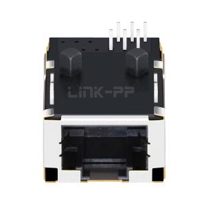 LPJK70409B98NLV 100 Base-T RJ45 Mag jack Low Profile Tab Up Orange&Green/Yellow