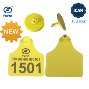 FULL ICAR Unshared ICAR Code Electronic Ear Tags for Animal Tracking and