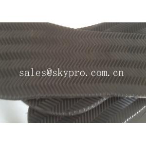 TPR Shoe Sole Rubber Sheet with wave zigzag pattern , 40-80 shore A Hardness