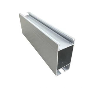 Closet Handle Silver Anodized 6063 T5 Wardrobe Aluminium Profile