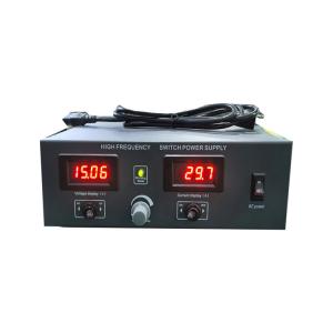 Output Current 0-30A Electroplating Power Supply For Gold And Silver Input