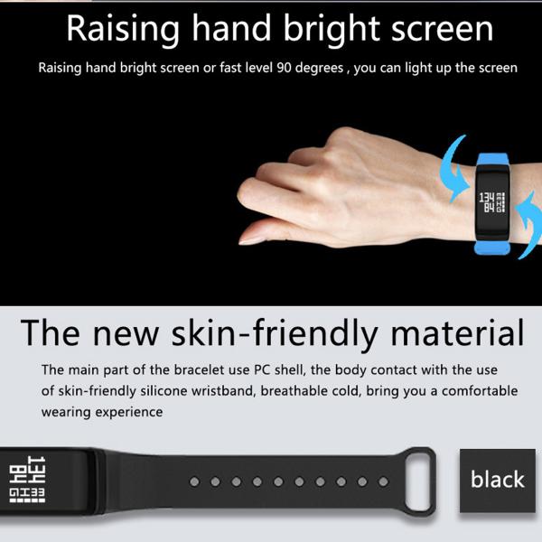 90mAh F1 Blood Pressure Smartwatch T500 Smart Watch IP67 For Apple Android Huami