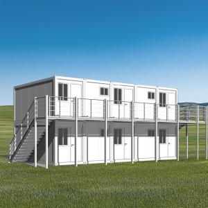 China Detachable Container House with Strong Steel Structure Rock Wool Sandwich Panel for Fast Construction on sale