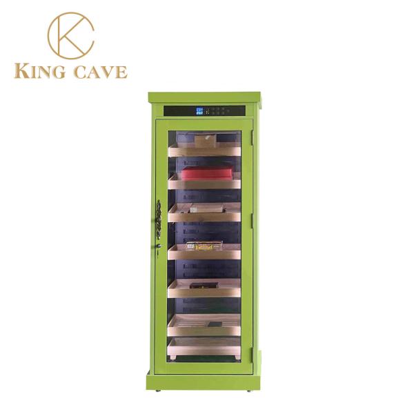 Quality Digital Display Electrical Cigar Humidor Cabinet Cooler With Lock wholesale