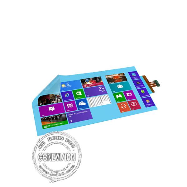 Interactive Kiosk Multi Touch Screen Frame Foil / Film Transparent 43 Inch 1