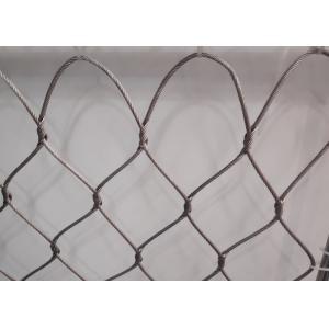Flexible AISI 304 Architectural Wire Rope Mesh 40*40mm 50*50mm Opening