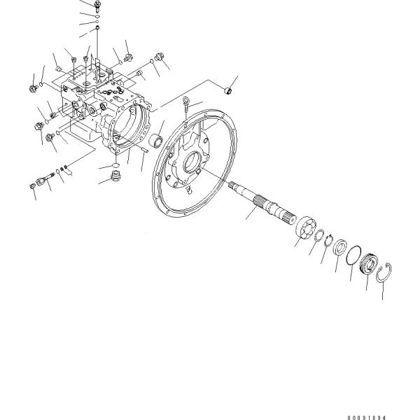 708-3t-00240 708-3t-00220 Hydraulic Main Pump 708-3T-00232 708-3T-11210 708-3T-00151 For Pc88mr-6 Pc78u
